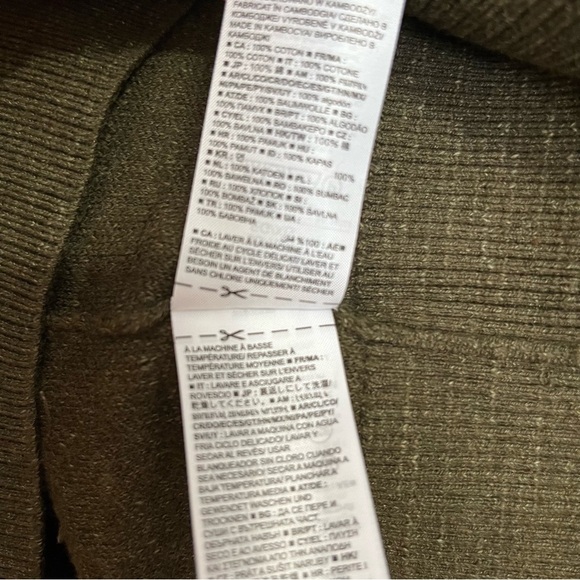 GAP Green 100% Cotton Sweater Size XL NWT - Picture 4 of 6